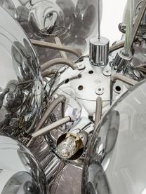 Glaskugel Pendelleuchte Gross Grande, Baldachin: Nickel, verchromt, Silberfarben, Ø 62 x H 50 cm