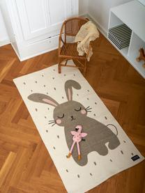 Alfombra Rabbit, 100% algodón, Blanco crudo, An 70 x L 140 cm