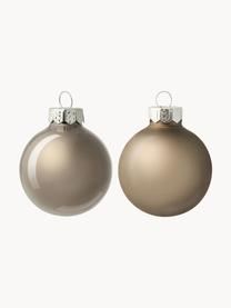 Set de bolas de Navidad Evergreen, 6 uds., Gris claro, Ø 4 x Al 4 cm, 16 uds.