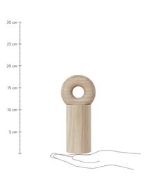 Macinaspezie color beige Hoop, Legno di frassino, Legno chiaro, Ø 8 x Alt. 17 cm