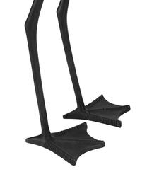 Deko-Beistelltisch Duck aus Metall, Schwarz, Ø 35 x H 45 cm