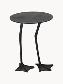 Deko-Beistelltisch Duck aus Metall, Schwarz, Ø 35 x H 45 cm