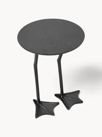 Table d'appoint en métal Duck, Noir, Ø 35 x haut. 45 cm