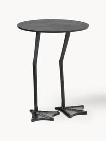 Dekoračný pomocný stolík z kovu Duck, Čierna, Ø 35 x V 45 cm