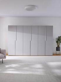 Modulární skříň s otočnými dveřmi Leon, šířka 300 cm, více variant, Světle šedá, Interiér Basic, Š 300 x V 200 cm