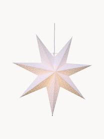 Estrella luminosa de papel Dot, Cable: plástico, Blanco, Ø 54 cm