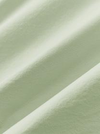 Gewaschener Baumwoll-Kopfkissenbezug Darlyn, 100 % Baumwolle
Fadendichte 150 TC, Standard Qualität

Bettwäsche aus Baumwolle fühlt sich auf der Haut angenehm weich an, nimmt Feuchtigkeit gut auf und eignet sich für Allergiker.

Durch ein besonderes Waschungsverfahren erhält der Stoff eine robuste, unregelmässige Stonewash-Optik. Ausserdem wird der Stoff dadurch weich und geschmeidig im Griff und erhält eine natürliche Knitter-Optik, die kein Bügeln erfordert und Gemütlichkeit ausstrahlt.

Das in diesem Produkt verwendete Material ist schadstoffgeprüft und zertifiziert nach STANDARD 100 by OEKO-TEX®, 4265CIT, CITEVE., Salbeigrün, B 40 x L 80 cm