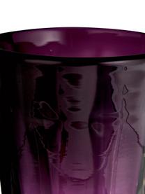 Mondgeblazen waterglazenset Melting Pot Berry, 6-delig, Glas, Blauwtinten, roodtinten, Ø 7-9 x H 10-11 cm