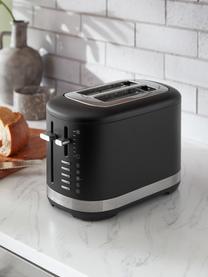 Toaster Almond, Gehäuse: Edelstahl, beschichtet, Gestell: Kunststoff, Schwarz, matt, B 31 x T 18 cm