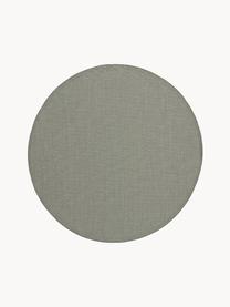 Runder In- & Outdoor-Teppich Toronto, 100 % Polypropylen, Salbeigrün, Ø 120 cm (Größe S)
