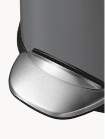 Abfalleimer Belle Deluxe mit Pedal-Funktion, 30 L, Behälter: Stahl, beschichtet, Grau, Ø 29 x H 69 cm, 30 L