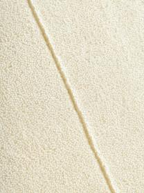 Ručne tuftovaný vlnený koberec Jadie, Krémovobiela, Š 80 x D 150 cm (veľkosť XS)