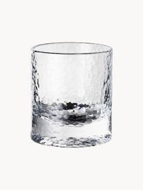 Wassergläser Forma mit strukturierter Oberfläche, 2 Stück, Glas, Transparent, Ø 9 x H 10 cm, 300 ml