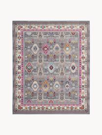 Tapis Vintage Kashan, Bleu, rose vif, larg. 121 x long. 173 cm (taille S)