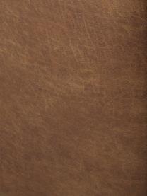 Sofá modular de cuero reciclado Lennon (4 plazas), Tapizado: cuero reciclado (70% cuer, Estructura: madera maciza, madera con, Patas: plástico, Cuero marrón, An 327 x F 119 cm