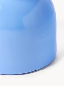 Table d'appoint de jardin Gigi, Plastique, métal, revêtement par poudre, Bleu, larg. 45 x haut. 55 cm
