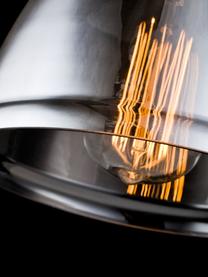 Verstellbare Wandleuchte Irving aus Rauchglas, Lampenschirm: Rauchglas, Grau, Goldfarben, T 25 x H 27 cm