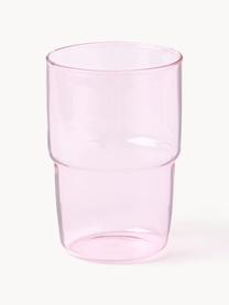 Vasos de agua de vidrio borosilicato Torino, 2 uds., Vidrio de borosilicato 

¡Descubre la versatilidad del vidrio de borosilicato para tu hogar! El vidrio de borosilicato es un material de alta calidad, fiable y duradero. Se caracteriza por su excepcional resistencia al calor y, por lo tanto, es ideal para tomar té o café caliente. En comparación con el vidrio convencional, el vidrio de borosilicato es más resistente a roturas y grietas y, por lo tanto, es un compañero seguro en tu hogar., Rosa transparente, Ø 8 x Al 12 cm, 400 ml