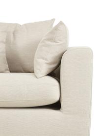 Grosses Ecksofa Zach in Beige, Bezug: Polypropylen Der hochwert, Webstoff Beige, B 300 x T 213 cm, Eckteil links