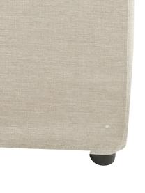 Grosses Ecksofa Zach in Beige, Bezug: Polypropylen Der hochwert, Webstoff Beige, B 300 x T 213 cm, Eckteil links