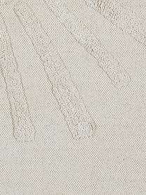 Tappeto bagno con motivo a rilievo Sun, 100% cotone organico
Non antiscivolo, Beige chiaro, Larg. 60 x Lung. 90 cm
