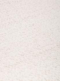 Tapis en coton fin tissé main crème Agneta, Blanc crème