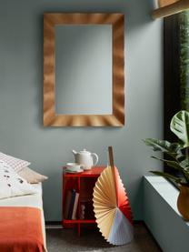 Miroir mural Wavy, Bois clair, larg. 70 x haut. 100 cm