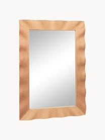 Miroir mural Wavy, Bois clair, larg. 70 x haut. 100 cm