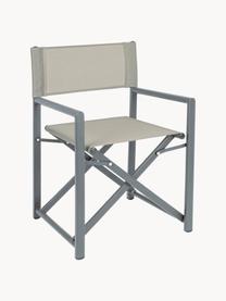 Silla plegable para exterior Taylor, Asiento: plástico (610 g/m²), Estructura: aluminio con pintura en p, Gris, gris antracita, plateado, An 48 x F 56 cm