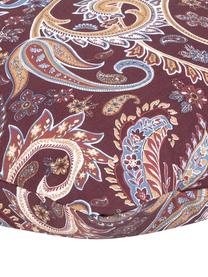 Baumwoll-Kopfkissenbezüge Liana in Bordeaux mit Paisley-Muster, 2 Stück, Webart: Renforcé Fadendichte 144 , Bordeaux, 40 x 80 cm