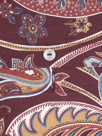Bavlněný povlak na polštář se vzorem paisley Liana, 2 ks, Bordó
