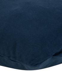 Flanell-Kissenbezüge Biba in Marineblau, 2 Stück, Webart: Flanell Flanell ist ein k, Marineblau, B 40 x L 80 cm