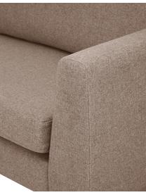 Sofa Luna (3-Sitzer), Bezug: 100% Polyester Der hochwe, Gestell: Massives Buchenholz, Webstoff Nougat, B 230 x T 95 cm