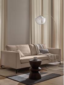 Sofa Luna (3-Sitzer), Bezug: 100 % Polyester, Oeko-Tex, Gestell: Massives Buchenholz, Schi, Webstoff Taupe, B 230 x T 95 cm