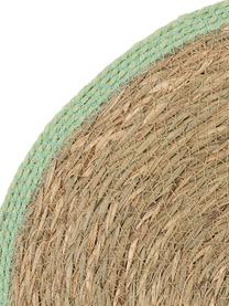 Okrągła podkładka z trawy Boho, 2 szt., Trawa morska, Beżowy, zielony, Ø 35 cm