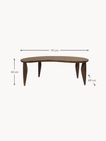 Table basse en noyer de forme organique Feve, hauteur réglable, Bois de noyer, huilé

Ce produit est fabriqué à partir de bois certifié FSC® issu d'une exploitation durable, Bois de noyer, larg. 117 x prof. 60 cm