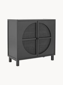 Credenza Trento, Nero, Larg. 105 x Alt. 100 cm