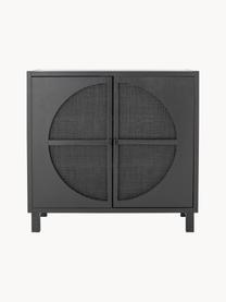 Credenza Trento, Nero, Larg. 105 x Alt. 100 cm