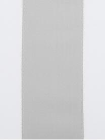 Poszewka na poduszkę z satyny bawełnianej Nora, 2 szt., Biały, jasny szary, S 40 x D 80 cm