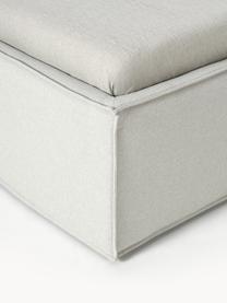 Gestoffeerd bed Dream, Bekleding: polyester (gestructureerd, Frame: massief grenenhout en pla, Geweven stof lichtbeige, B 180 x L 200 cm