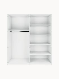 Drehtürenschrank Madison 4-türig, inkl. Montageservice, Korpus: Holzwerkstoffplatten, lac, Anthrazit, B 202 cm x H 230 cm