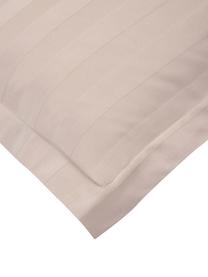 Funda de almohada de satén Willa, Gris pardo, An 45 x L 110 cm