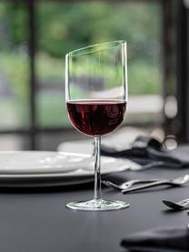 Copas de vino tinto NewMoon, 4 uds., Vidrio, Transparente, Ø 8 x Al 22 cm, 405 ml