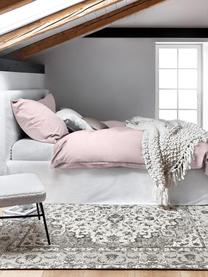 Housse de couette en flanelle Biba, Rose pâle, larg. 260 x long. 240 cm