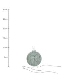 Kerstballen Ejvin, 4 stuks, Groentinten, Ø 8 cm