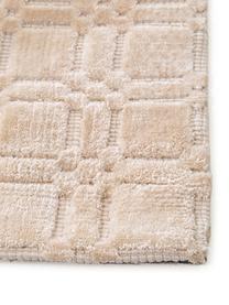 Tapis en viscose blanc crème Nelson, Crème