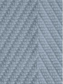 Tapis de bain coton avec imprimé chevrons Soft, Bleu