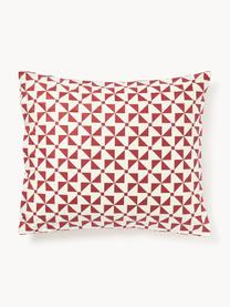 Katoenen kussenhoes Benson, Weeftechniek: renforcé Draaddichtheid 1, Rood, B 60 x L 70 cm