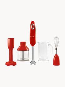 Stabmixer-Set 50's Style, 5er-Set, Gehäuse: Kunststoff, Edelstahl, la, Rot, glänzend, Set mit verschiedenen Größen