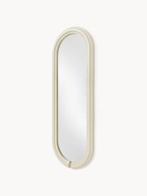 Ovaler Ganzkörperspiegel Mael, Spiegelfläche: Spiegelglas Dieses Produk, Off White, B 50 x H 140 cm